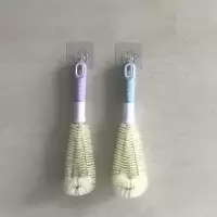 手动榨汁机小型便携式橙汁杯厨房家用压榨器水果橙汁机柠檬榨汁器|北欧粉+杯刷[短款][颜色随机]