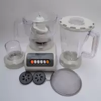 多功能榨汁机全自动电动家用婴儿辅食水果豆浆果蔬研磨绞肉搅拌机|5:升级电机三杯+滤网+齿轮