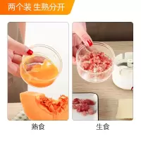 手拉切蒜机家用小型搅拌机榨汁机多功能绞馅机切碎机手拉式碎菜器|小号抖音同款[生分开2个装]