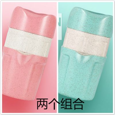 两用手动榨汁机家用小型迷你学生炸果汁水果机橙汁果汁机简易压汁|北欧粉+北欧绿-两用(2个装)