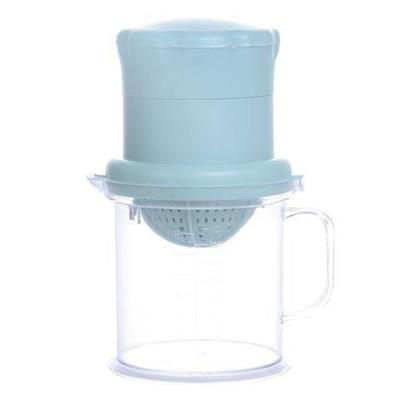 橙汁榨汁机手动压橙子器简易迷你炸果汁杯小型家用水果柠檬榨汁器|北欧蓝
