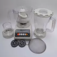 多功能迷你榨汁机家用自动电动学生搅拌豆浆果蔬水果汁辅食料理机|4:升级版电机+三杯+滤网+齿轮