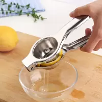手动榨汁机柠檬橙子榨汁器挤压迷你压橙汁器柠檬夹家用手压水果器|不锈钢