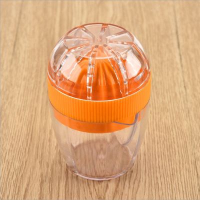 手动榨汁器 橙子榨汁器 柠檬榨汁器 小型迷你榨汁机 便携式榨汁杯|橙色