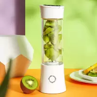 充电式便携式榨汁机电动迷你学生水果豆浆小型家用果蔬辅食果汁机|精品白色[二代+五大赠品]