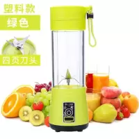 访仙亭榨汁机多功能迷你学生水果小型家用全自动电动榨汁杯便携式|清新绿 升级版立体6叶刀头