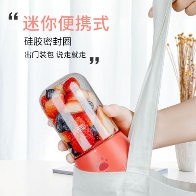 榨汁机家用迷你便携 果汁机炸果机 榨汁杯小型多功能jc308