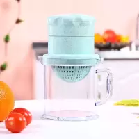 亏本清库]榨汁机手动橙子橙汁机简易迷你果汁器家用儿童辅食料理|新款小麦秸[麦香绿]带挤压器