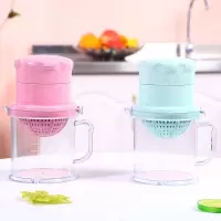 亏本清库]榨汁机手动橙子橙汁机简易迷你果汁器家用儿童辅食料理|新款小麦秸[绿+粉]带挤压器