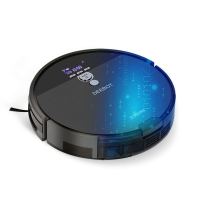 地宝df45扫地机器人家用全自动智能规划超薄吸尘拖地一体机|深灰色DF45[液晶板]