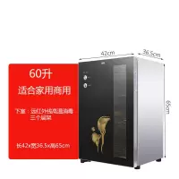 商用高温消毒柜双门立式柜式毛巾柜消毒碗大容量餐具保洁柜|D60L家商两用高温