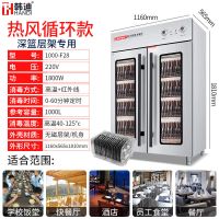 大型热风循环高温消毒柜商用双门立式学校食堂不锈钢餐具消毒碗柜|1000-F28[无磁深篮层架]