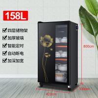 新款消毒柜家用小型迷你单门不锈钢消毒碗柜商用立式双门厨房柜|豪华金花158升-送筷子架接水盘