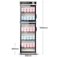 毛巾消毒柜商用家用立式单双门大容量紫外线臭氧酒店美容院理发店|380T1双门喷涂款