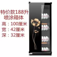 新款消毒柜家用小型迷你单门不锈钢消毒碗柜商用立式双门厨房碗柜|豪华金花188L-送接水盘筷子架