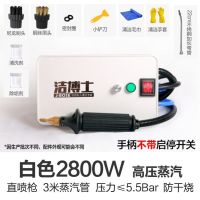 高温高压蒸汽清洗机家用空调油烟机洗车家电消毒商用清洁工具|白色【追评送清洗罩2个】 2800w直喷枪