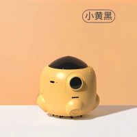 可爱猫咪桌面吸尘器学生迷你小型usb充电橡皮擦铅笔屑灰尘清洁|黄色小火箭-750毫安锂电池