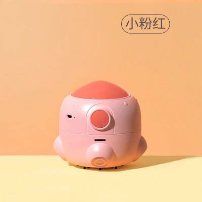 可爱猫咪桌面吸尘器学生迷你小型usb充电橡皮擦铅笔屑灰尘清洁|粉色小火箭-500毫安锂电池