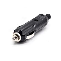 点烟器插头公头免焊接车载改装大功率充气泵吸尘器12v24v通用|1个装