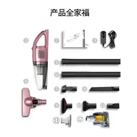 德国无线吸尘器家用小型充电式多功能车载手持大功率强力除尘除螨|无线款+除螨刷+1滤芯+（送防尘棉）