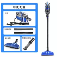 吸尘器家用超静音手持式地毯式强力除螨小型迷你家庭大功率|插电标配 蓝色