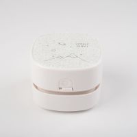 学生便携自动可爱迷你桌面电动吸尘器送电池无线强力清洁清理神器|星球+山