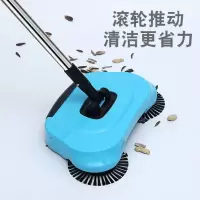 加强手推式扫地机用软扫把簸箕套装组合魔法扫帚多功能吸尘器拖把|扫拖一体机[一块布]