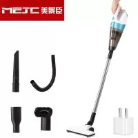 无线吸尘器家用小型手持式静音迷你强力大功率充电无绳机可车载用|无线手持蓝白款(加强500W全配件）