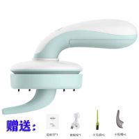 无线迷你吸尘器usb充电桌面清洁器便携手持桌面键盘吸尘创意礼品|浅蓝色豪华充电线+毛刷+吸嘴