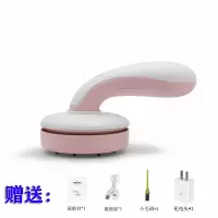 无线迷你吸尘器usb充电桌面清洁器便携手持桌面键盘吸尘创意礼品|浅粉色升级充电线+毛刷+插头