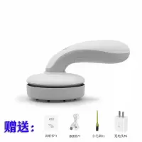 无线迷你吸尘器usb充电桌面清洁器便携手持桌面键盘吸尘创意礼品|浅灰色升级充电线+毛刷+插头