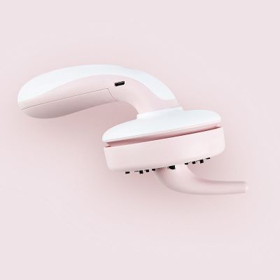 迷你桌面吸尘器充电学生便携小型自动清洁器手持式灰尘清理神器|樱花粉[1200毫安+吸尘嘴]