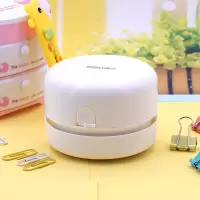 迷你吸尘器桌面清洁器轻松吸入纸屑吸力强学生铅笔橡皮屑|迷你吸尘器白色