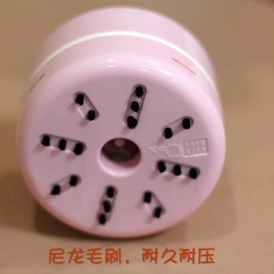 充电桌面吸尘器送充电器及电池迷你车载吸尘器|电池款粉色（空白）