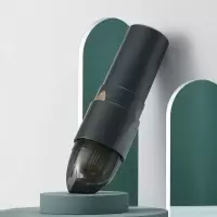 车载吸尘器汽车车用无线迷你充电小型强力大功率手持式家用大吸力|深灰色6036灰色