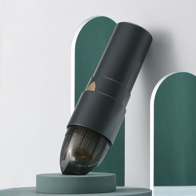 车载吸尘器汽车车用无线迷你充电小型强力大功率手持式家用大吸力|深灰色6036灰色