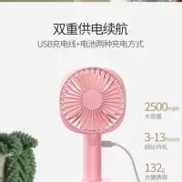 小风扇usb迷你静音可充电风扇办公室桌面女学生宿舍手持随身便携
