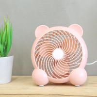 台式卡通usb静音电风扇 学生宿舍桌面办公室迷你扇7寸2档强风扇
