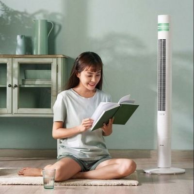 遥控电风扇塔扇家用立式台式落地摇头无叶空气循环拆洗熏香