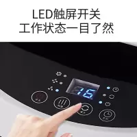 涡轮对空气循环扇家用小型电风扇落地台式摇头宿舍无叶静音