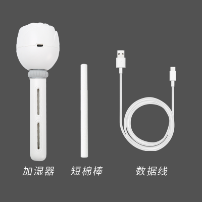 小型加湿器家用卧室空调房usb充电便携式学生迷你静音车载喷雾器|[插电款/简装版/加湿器]