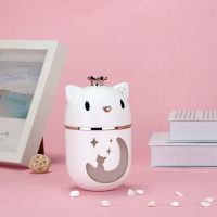 usb迷你家用卧室办公室小型大容量大喷雾加湿器孕妇婴儿香|Skypacer公主白 旗舰款5个棉棒+电源线+迷你充电宝