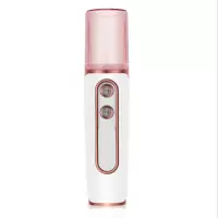 双孔便捷式纳米手持补水喷雾仪脸部加湿器冷喷手持蒸脸器手持喷雾|白色