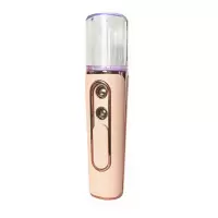 双孔便捷式纳米手持补水喷雾仪脸部加湿器冷喷手持蒸脸器手持喷雾|粉色