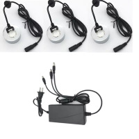 3头雾化头加湿器轮水假山水景鱼池摆件园林盆景造景|一拖三电源+无灯