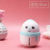 加湿器迷你静音夜光便携式卡通网红款办公卧室家用婴儿补水喷雾器|蓝精灵蓝色