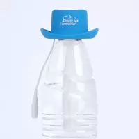 牛仔帽usb加湿器迷你矿泉水瓶盖静音家用办公室便携空气加湿器|蓝色