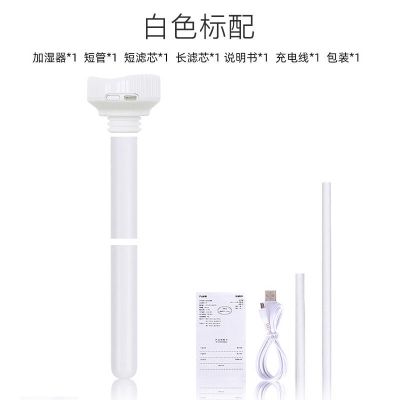 加湿器迷你静音家用卧室宿舍床头小型办公桌面学生usb香薰喷雾器|白色 鸟巢款