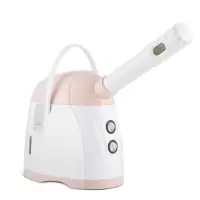 冷喷蒸脸器纳米补水仪器冷喷机家用喷雾器加湿器抗过敏美容仪|粉色[冷热温三用]