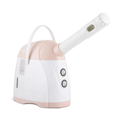 冷喷蒸脸器纳米补水仪器冷喷机家用喷雾器加湿器抗过敏美容仪|粉色[冷热温三用]